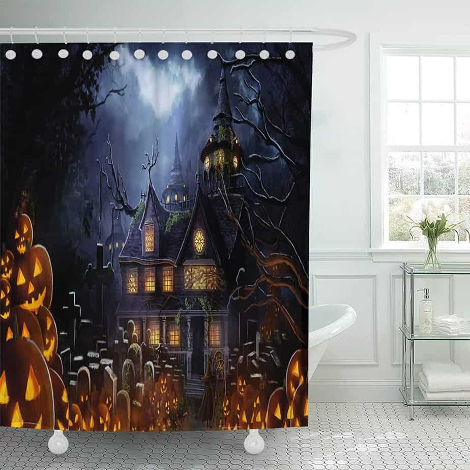 14 Shower Curtains For Halloween Which Are Perfect Match To Your Halloween Decor