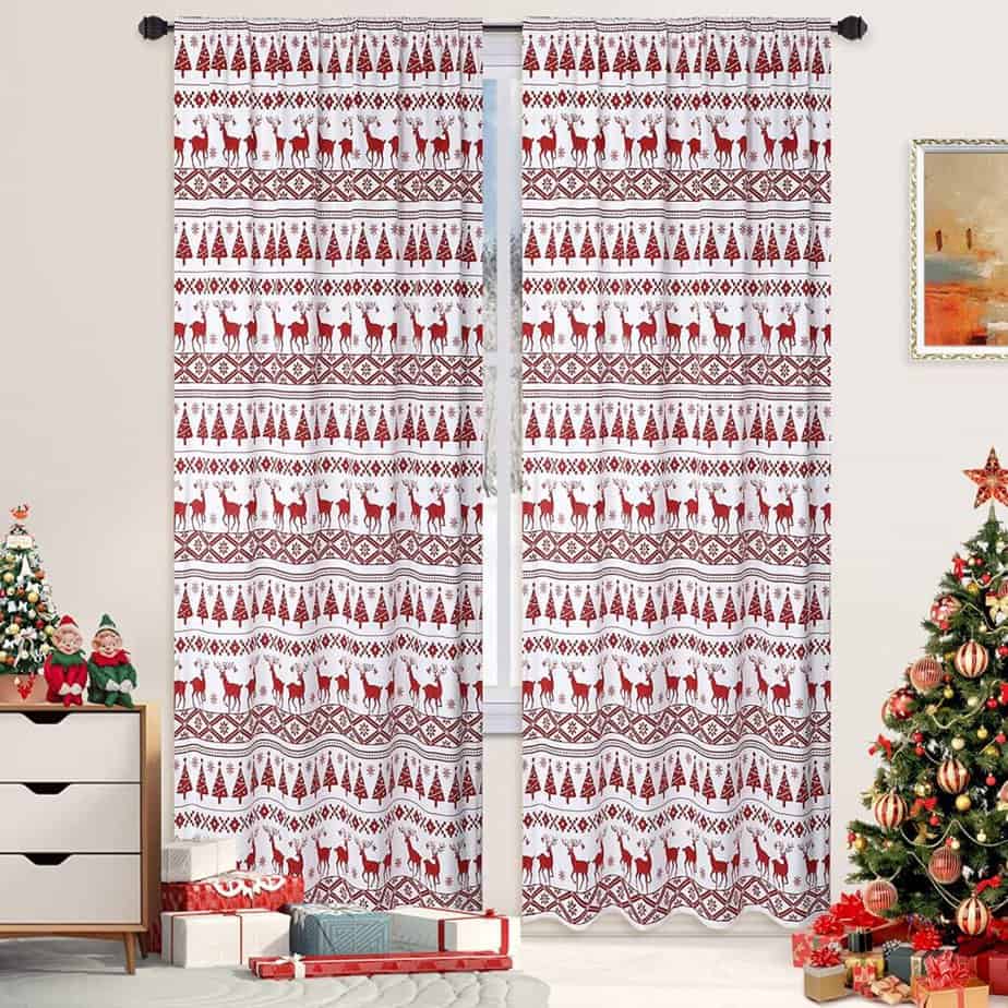 boho-style curtains