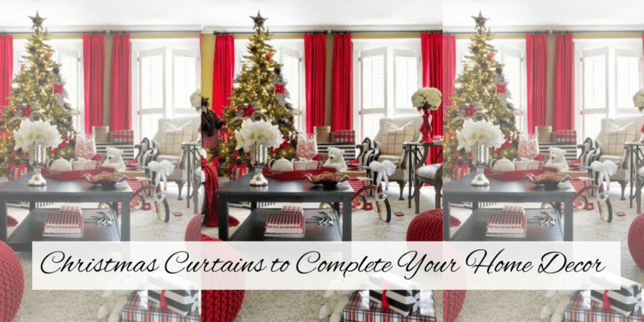 Christmas Curtains to Complete Your Home Decor