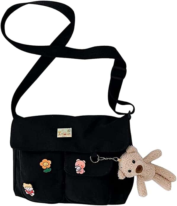 crossbody handbag for college girls image