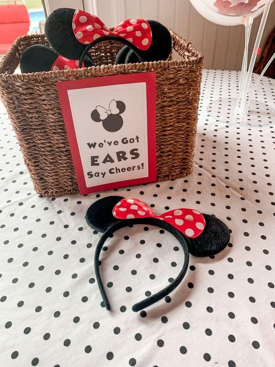 College Dorm Room Birthday Party Decoration - Mickey Mouse