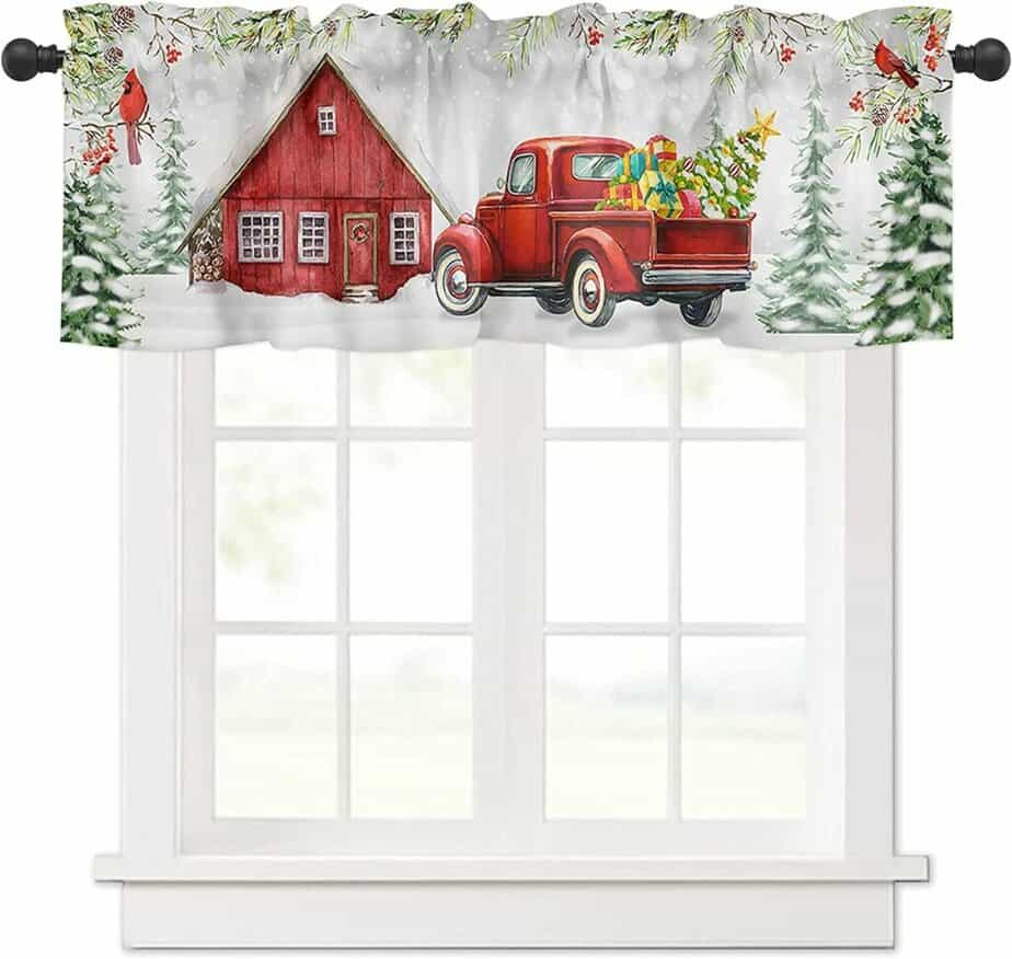 Christmas curtains