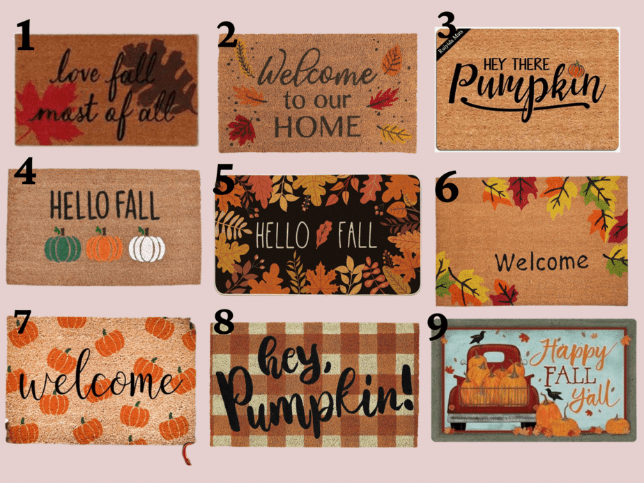 15 Fall Door Mats You D Love To Have This Year   Fall Door Mats Youd Like To Have1 