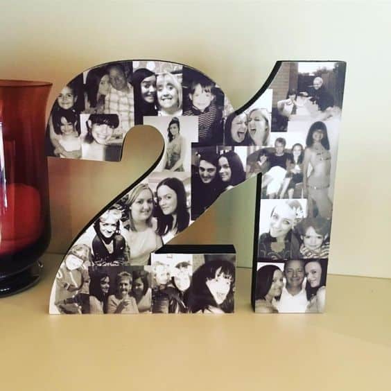 21 Things You Should Have For Your Birthday Dorm Decor  - number with photos as present for birthday