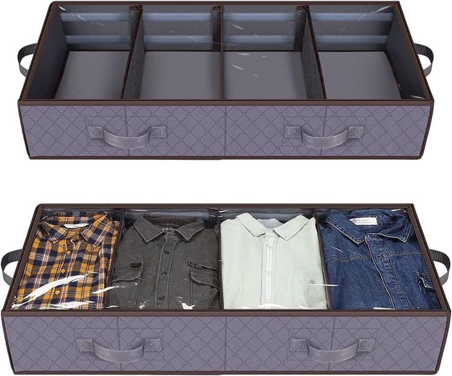 18 Under Bed Dorm Storage & Organization Ideas For Your Room