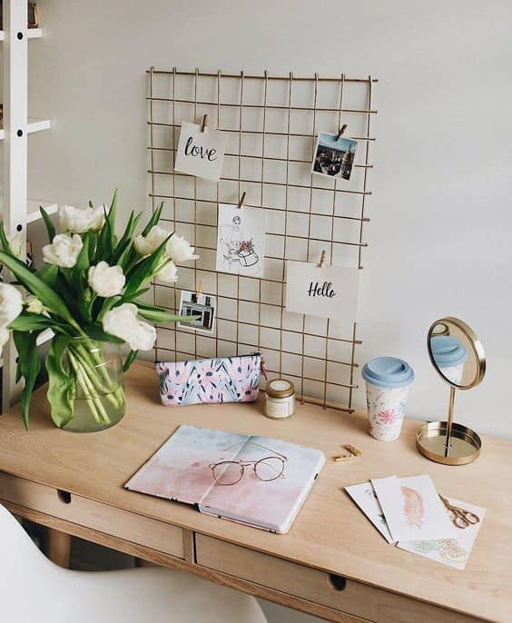 Dorm Room Desk Essentials You Will Actually Use - wire wall grid