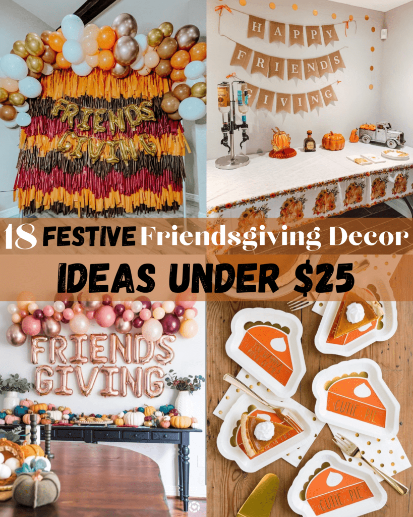 18 Festive Friendsgiving Decor Ideas Under $25 |  Friendsgiving Day Decorations