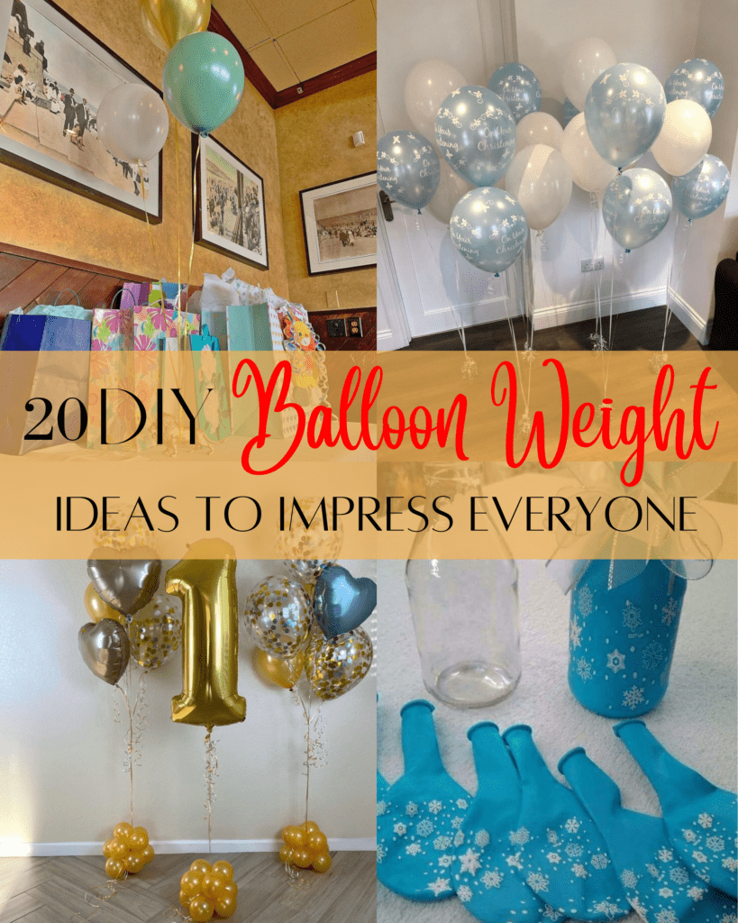 20 DIY Balloon Weights Ideas That Will Make an Impression