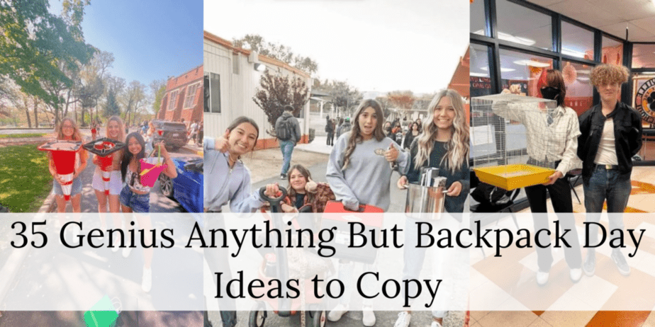 35 Genius Anything But Backpack Day Ideas to Copy