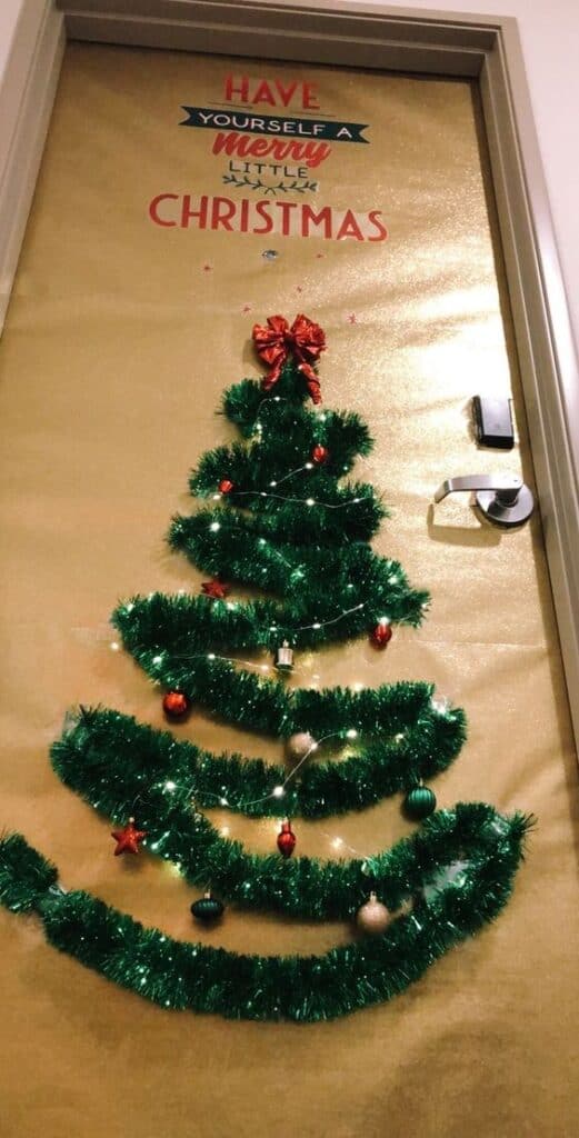 Christma Dorm Door Decor