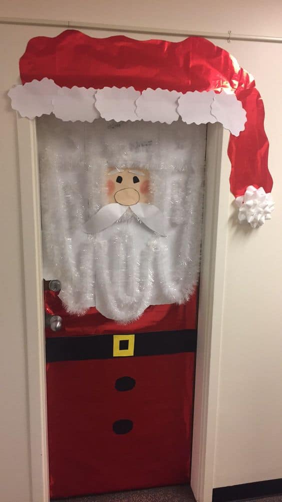 Decorate your Dorm Door for Christmas. 18 Ideas