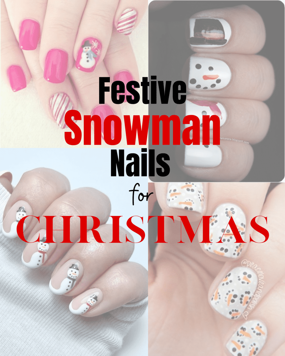 13 Festive Snowman Nails Ideas to Lift Your Christmas Spirit