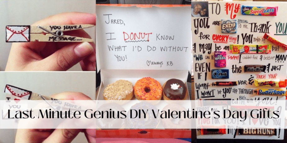 Last Minute Genius DIY Valentine's Day Gifts