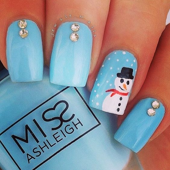 13 Festive Snowman Nails Ideas to Lift Your Christmas Spirit