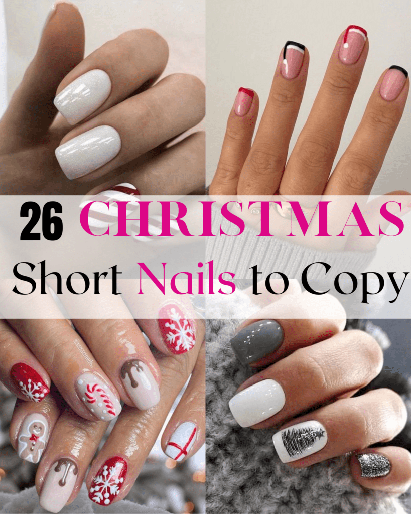 26 Christmas Short Nails to Copy This Year