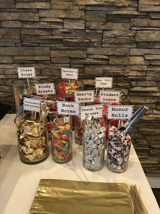 The Perfect Graduation Candy Buffet | 22 Ideas You Must See