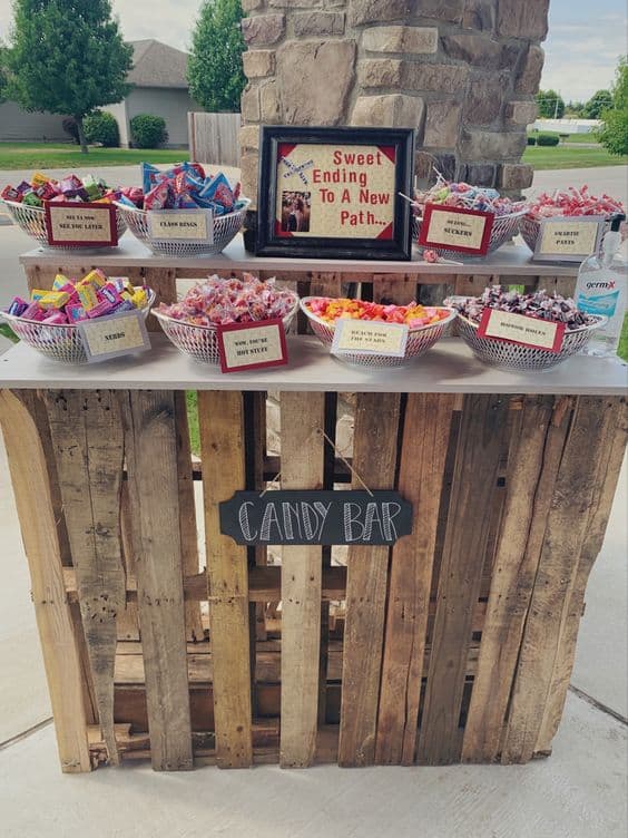 The Perfect Graduation Candy Buffet | 22 Ideas You Must See
