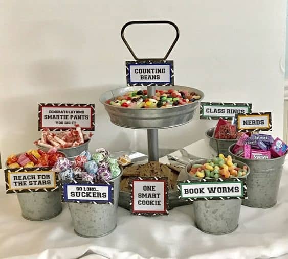 The Perfect Graduation Candy Buffet | 22 Ideas You Must See