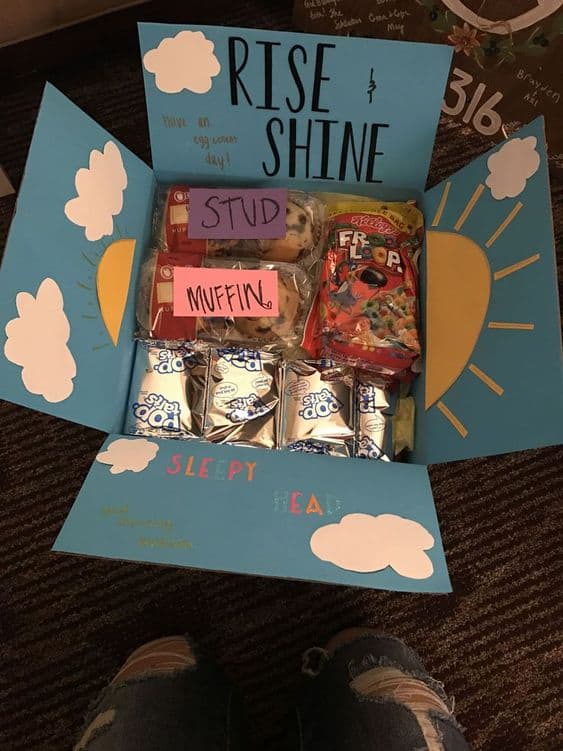 gift care package for college graduation