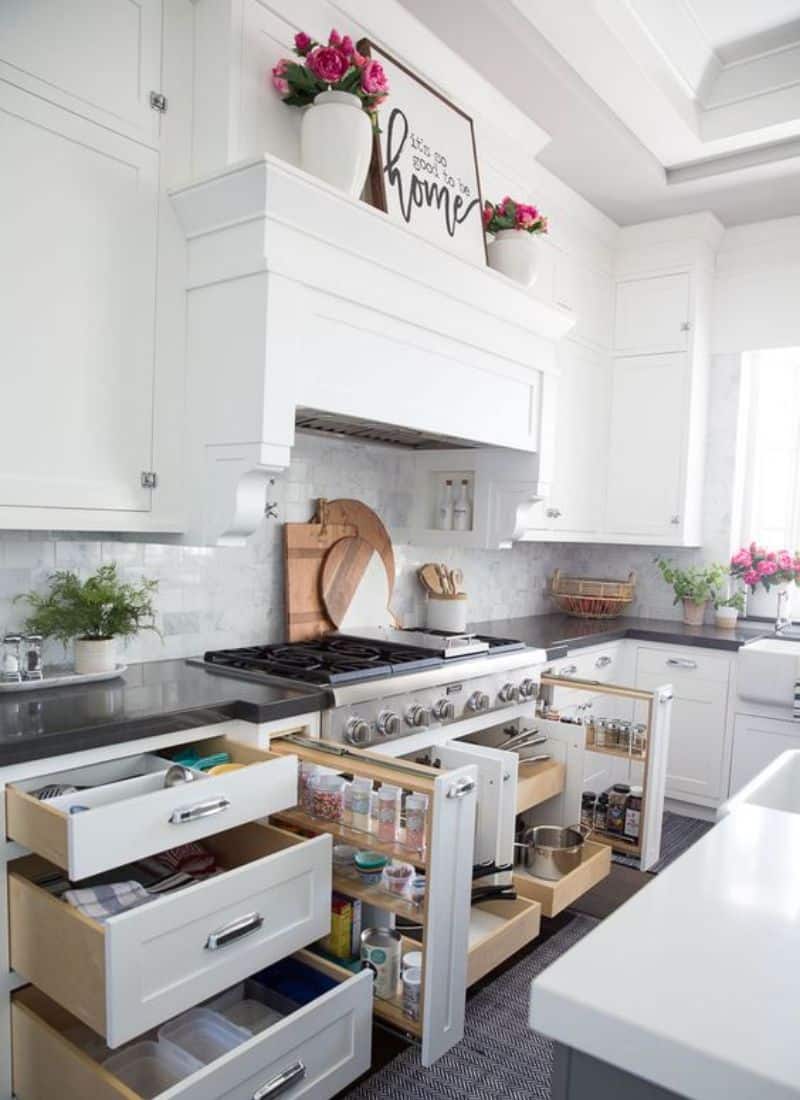 How To Use Space Between Kitchen Cabinets And Ceiling