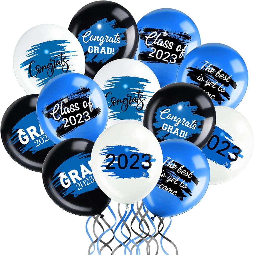 graduation party ideas with grad party balloons