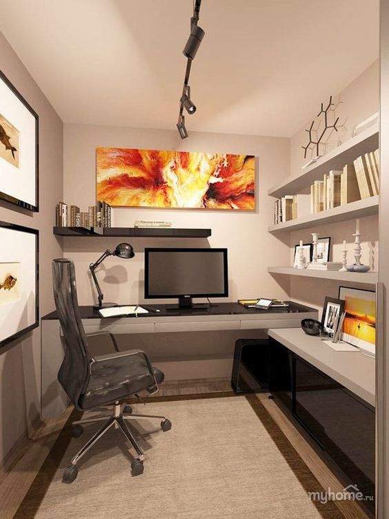 decorate home office ideas without windows