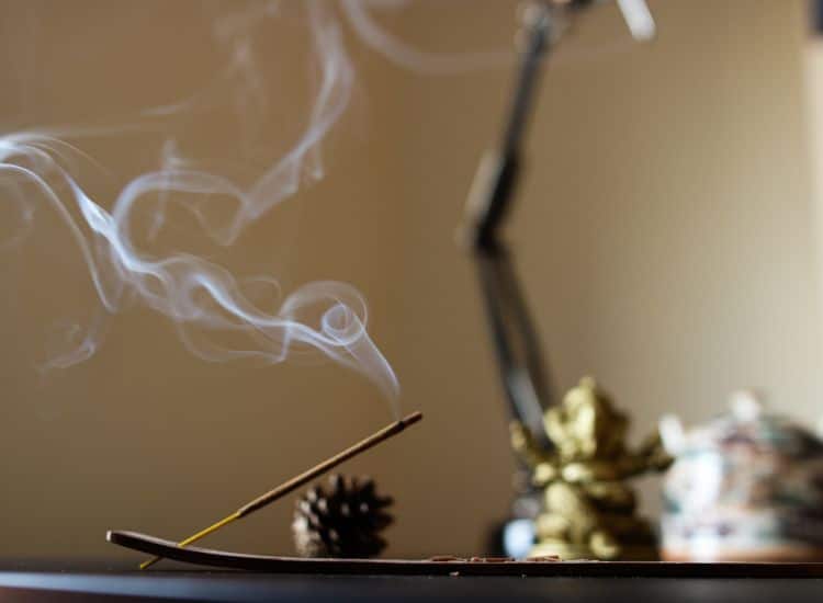 Burning Incense in Apartment