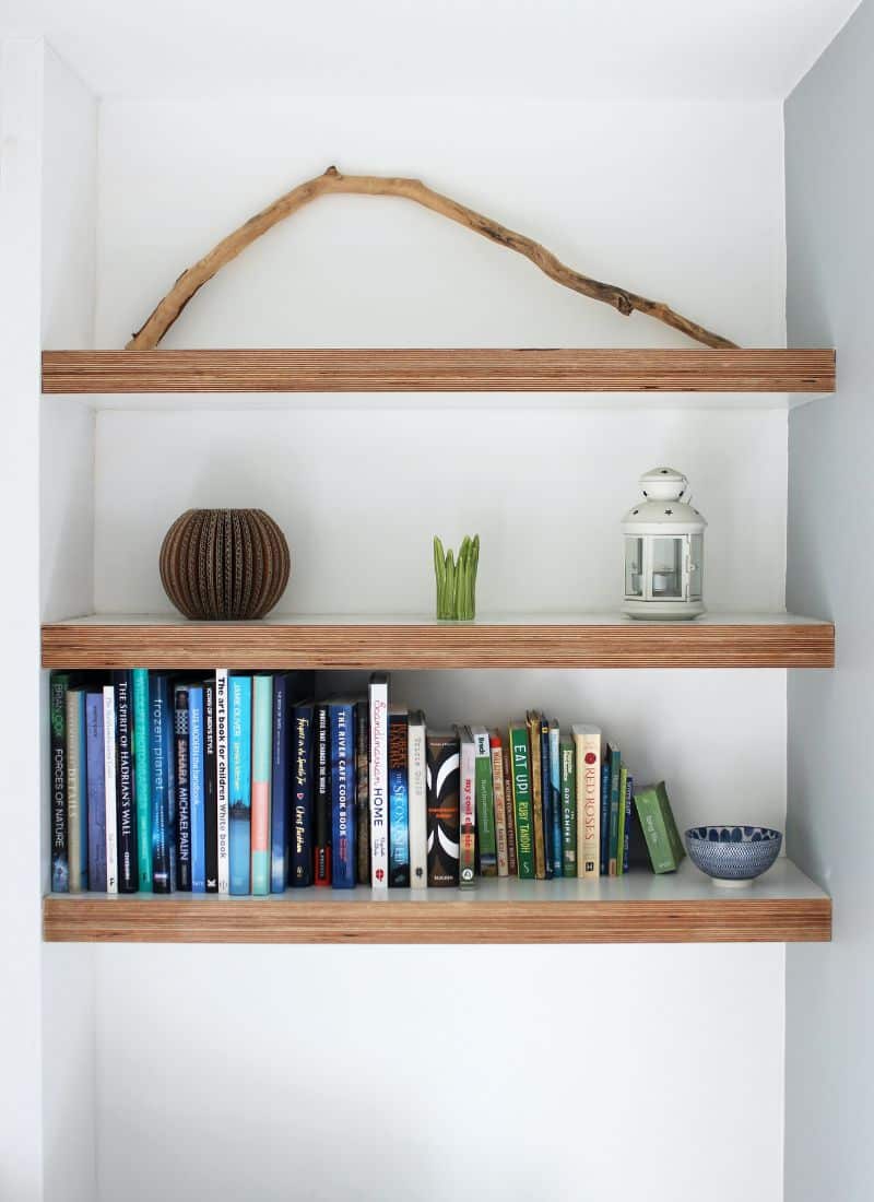 How to Hang Shelves Without Nails