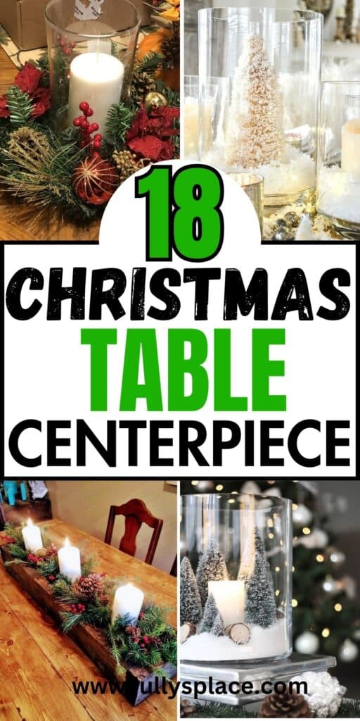 Christmas table centerpiece