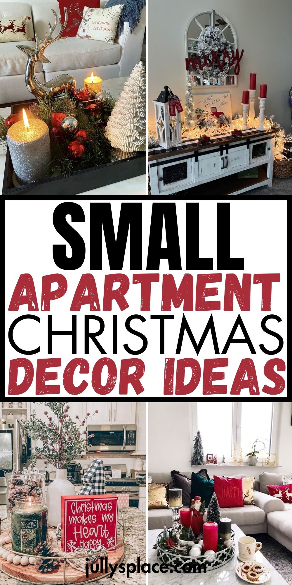 Cozy & Festive Small Apartment Christmas Decor Ideas