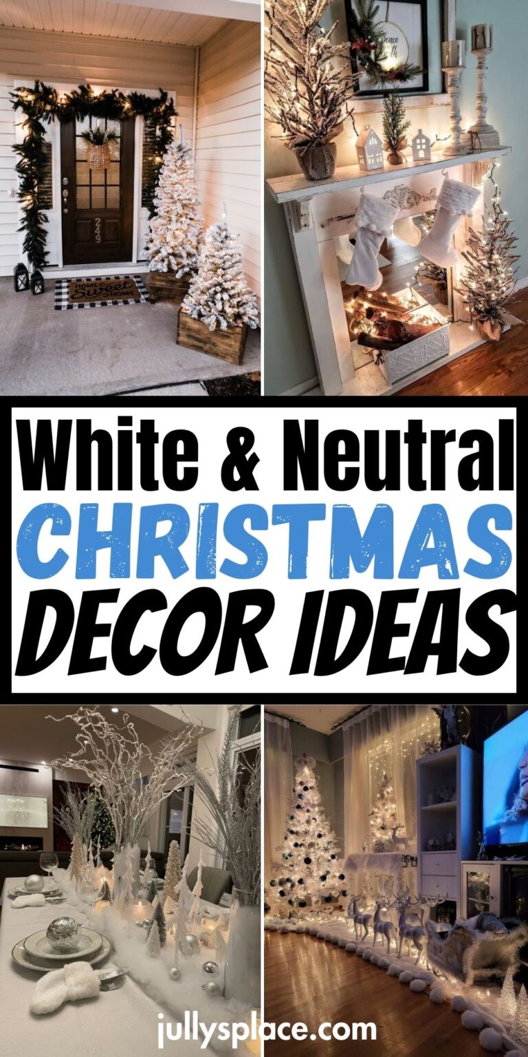 White Christmas Decor Ideas for Neutral Lovers: Exciting & Chic ...