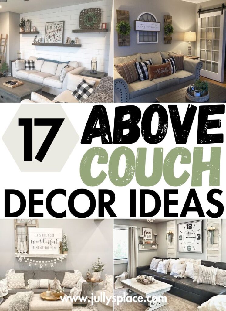 17 above couch decor ideas