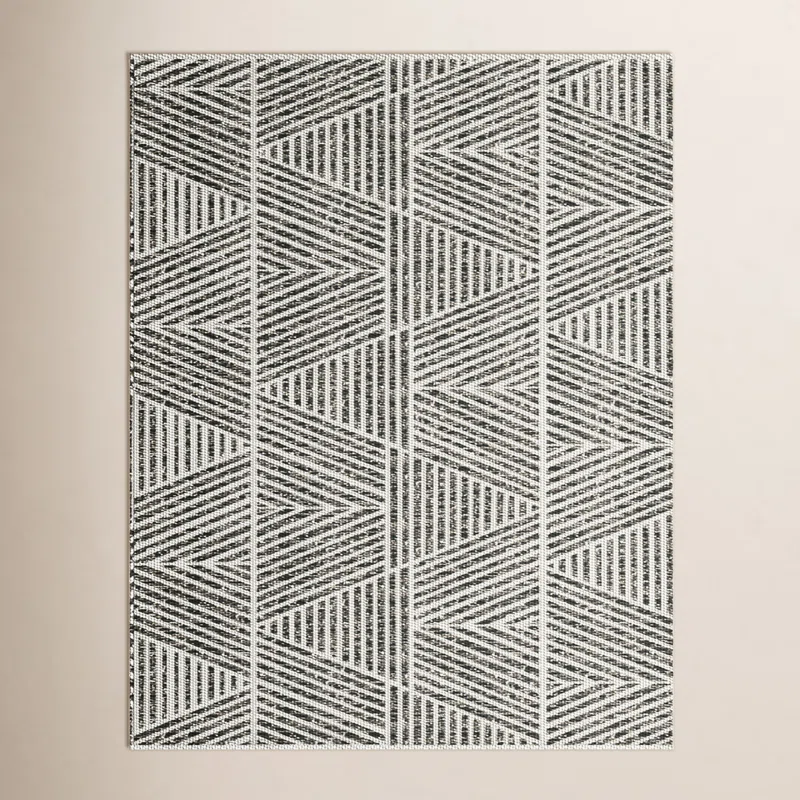 Indoor/Outdoor Area Rug (Geometric)