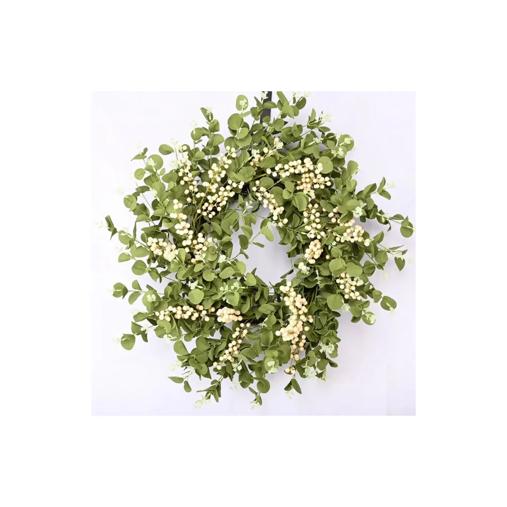 Monogram Grapevine Wreath with Greenery