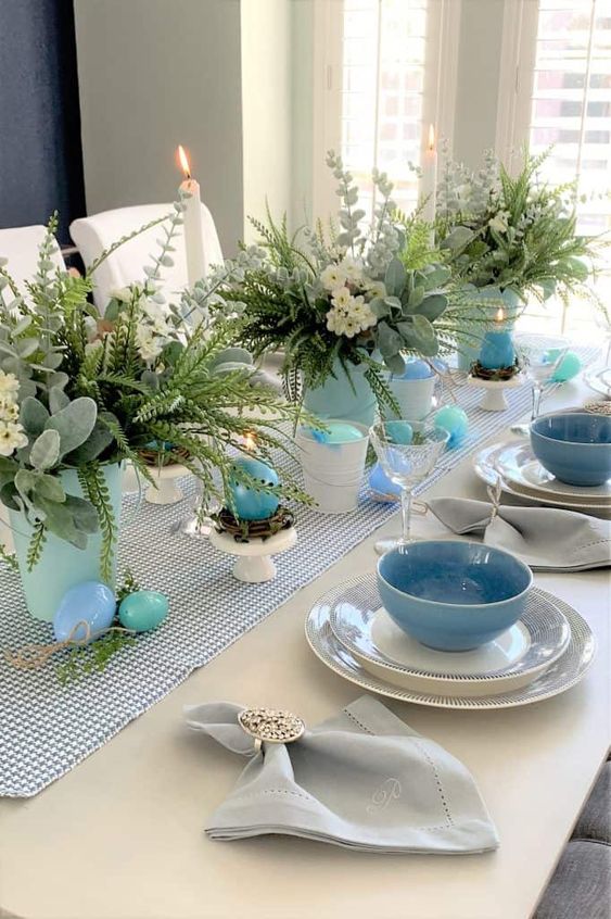Easter table decorations