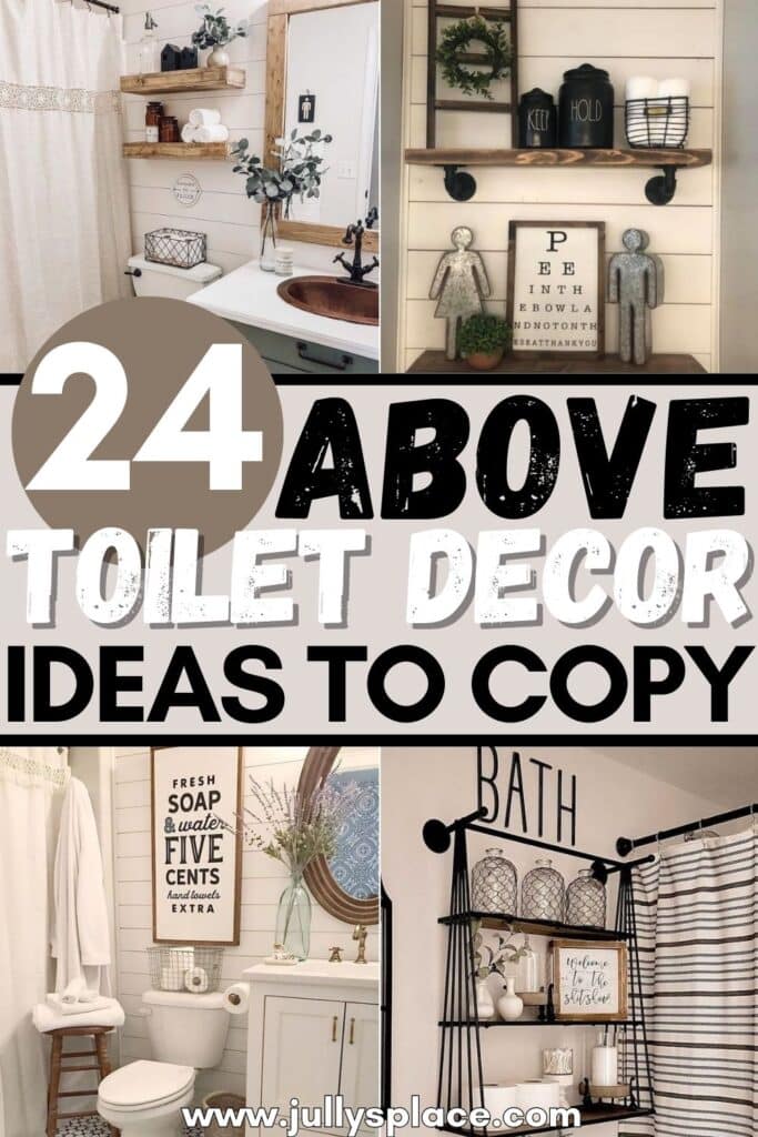 Above Toilet Decor Ideas