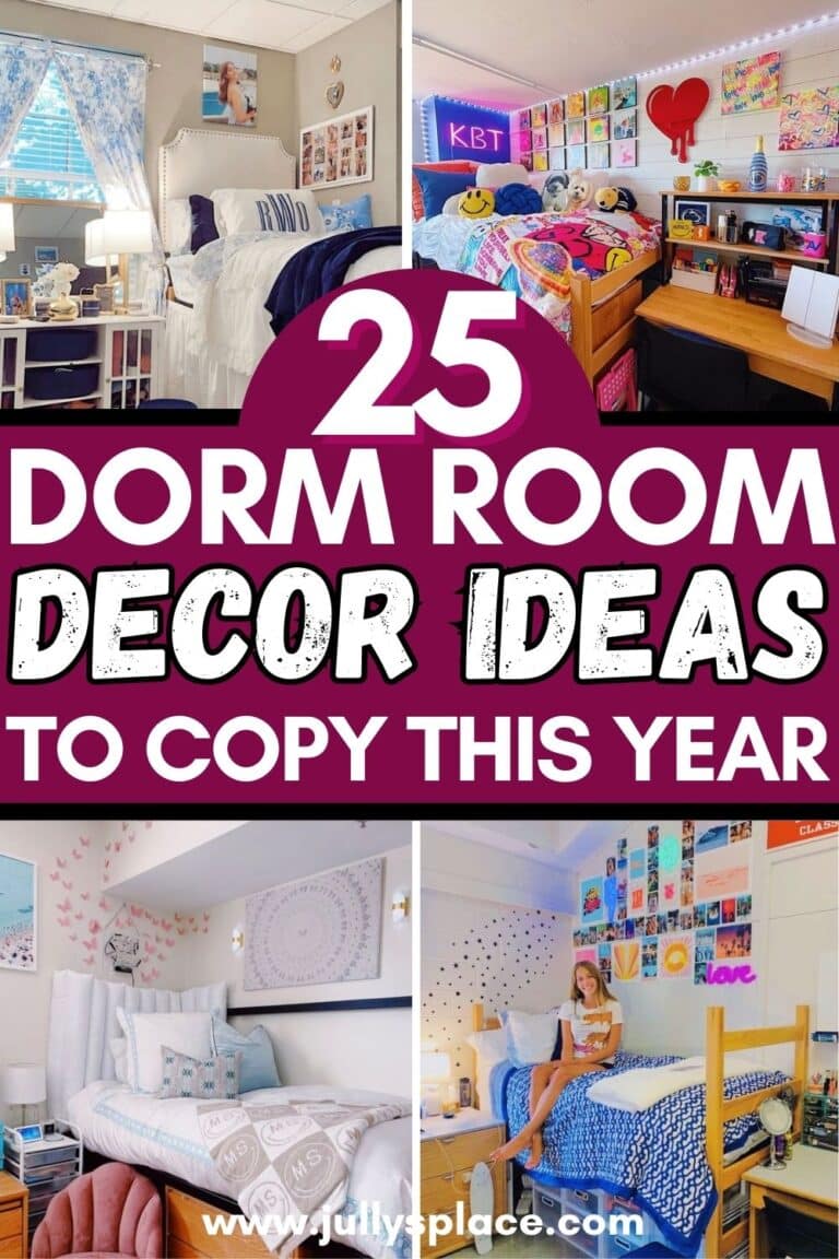25 Dorm Room Ideas to Copy in 2026: Deck Out Your Space Like a Boss!