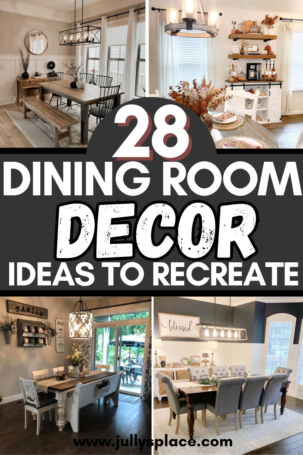 28 Dining Room Decor Ideas: Spice Up Your Supper Space!