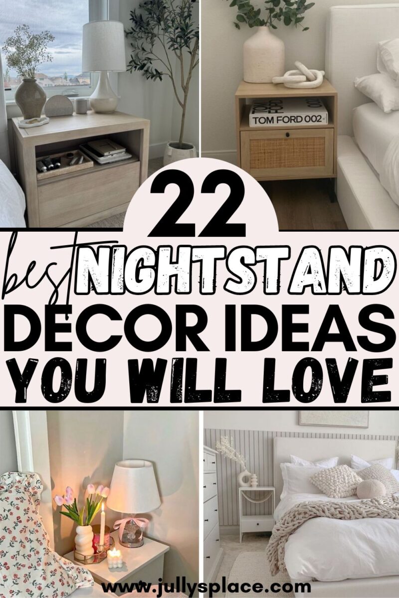 22 Nightstand Decor Ideas That'll Make Your Snooze Button Jealous