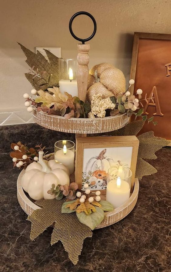 25 Fall Tray Decor Ideas That'll Make Your Home Insta-Worthy