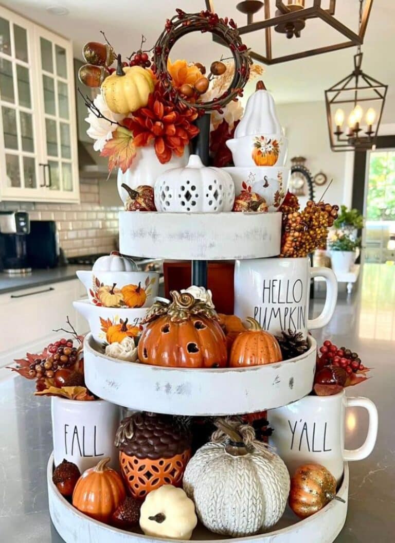 Rustic Fall Trays 25 Fall Tray Decor Ideas That'll Make Your Home Insta-Worthy