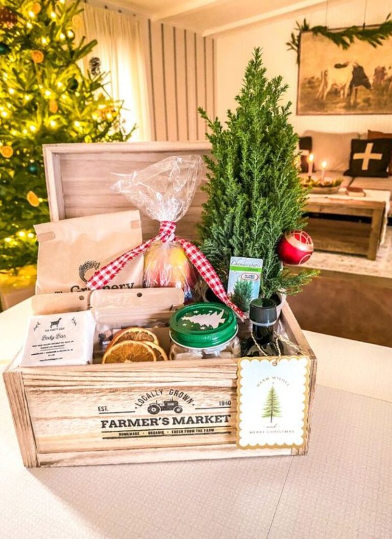 Christmas gift basket