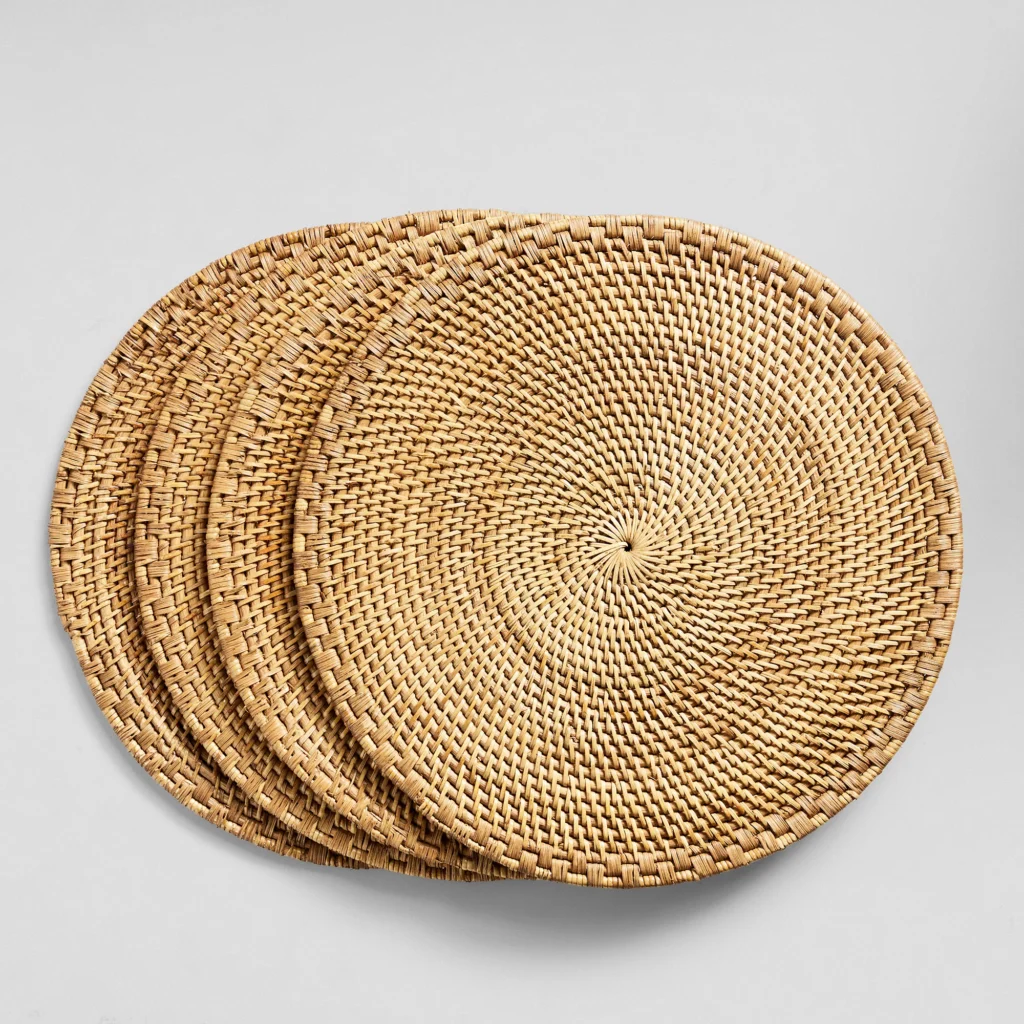 Rattan placemats