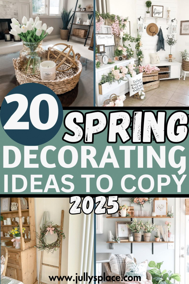 20 Spring Decor Ideas 2025: Spruce Up with Style and a Smile