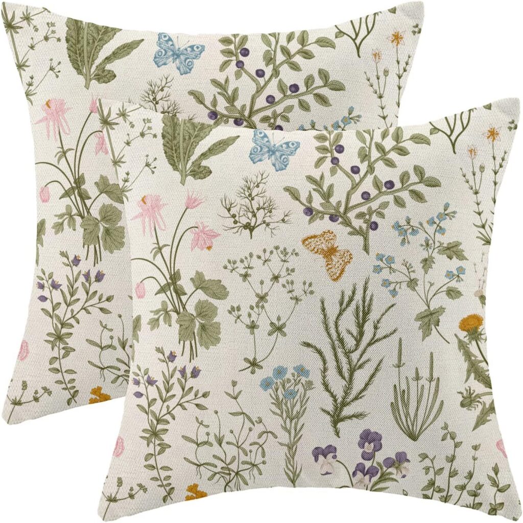 spring pillows covers