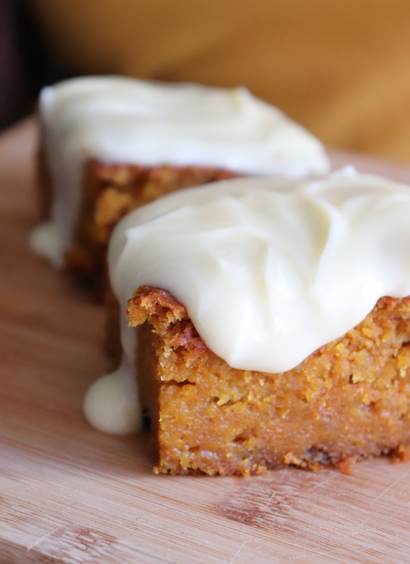 Homemade Carrot Cake with Cream Cheese Frosting