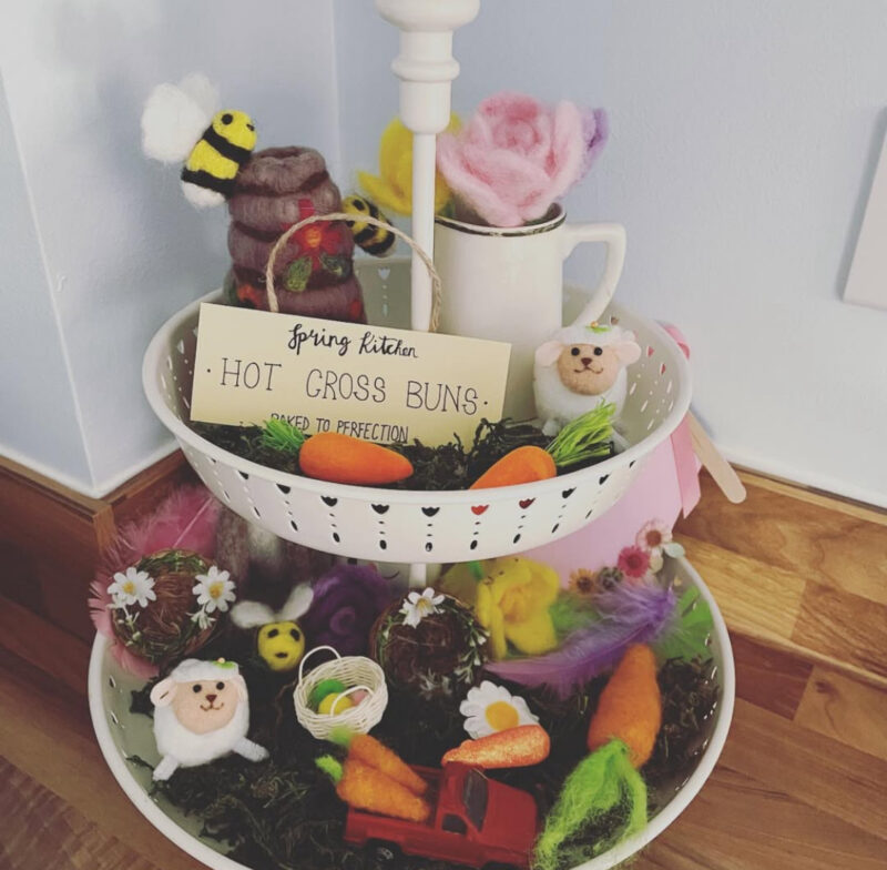 Tricky Tray Spring 23 Spring Tiered Tray Ideas: Fresh and Fun Decor Tips
