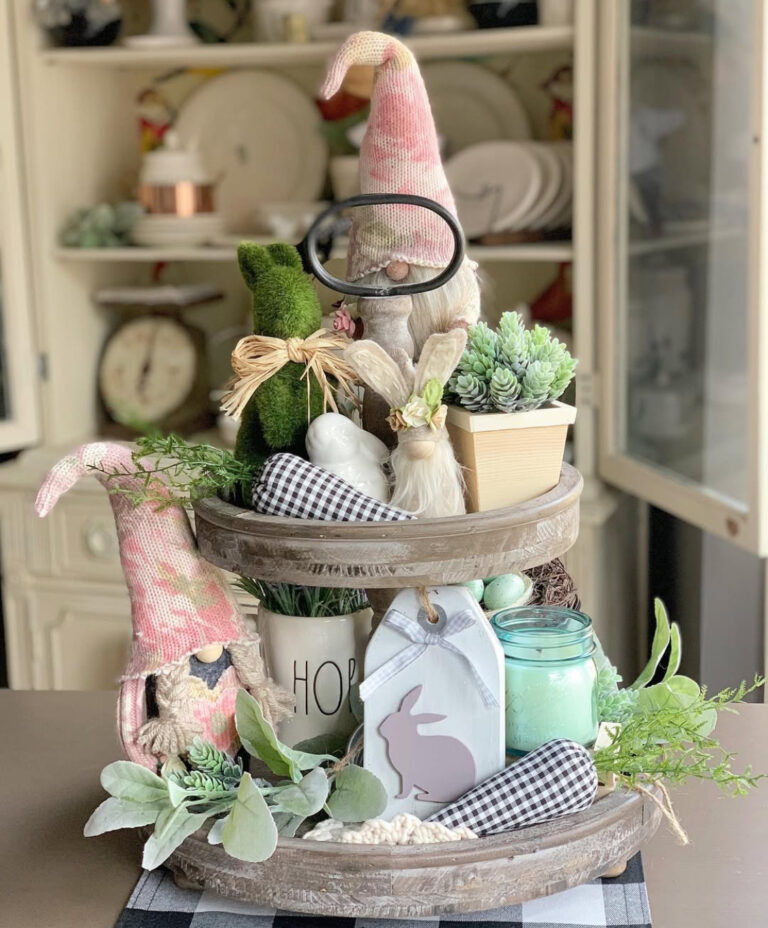 23 Spring Tiered Tray Ideas: Fresh and Fun Decor Tips