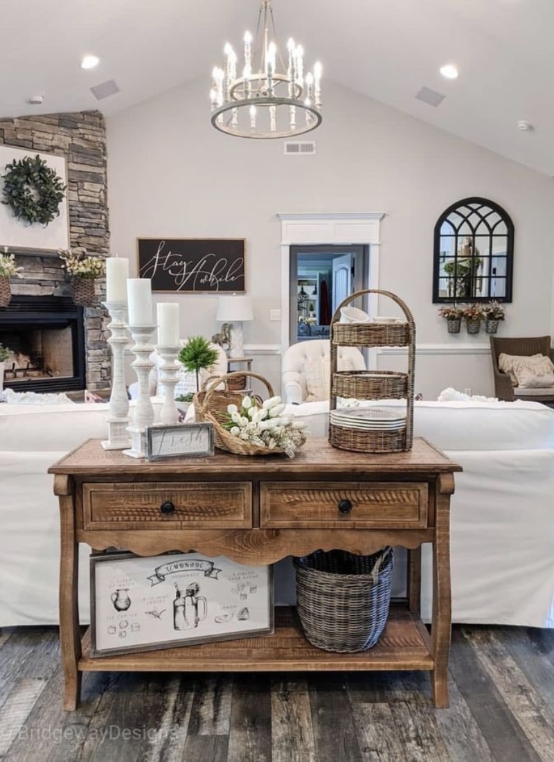Sofa Table Decor Ideas