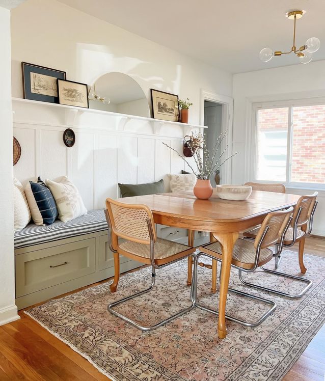 dining bench with storage